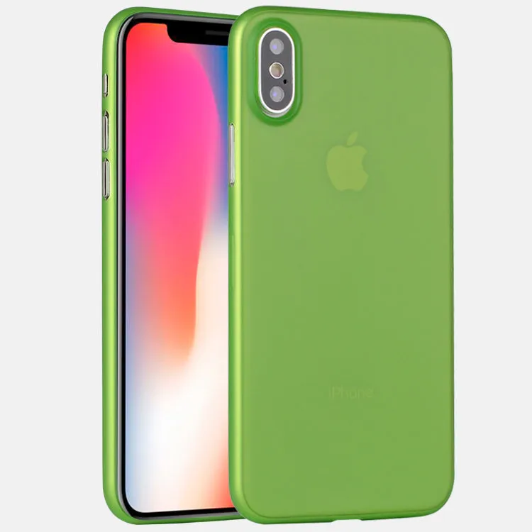 0.35mm Thin Matte PP Case For iPhone X