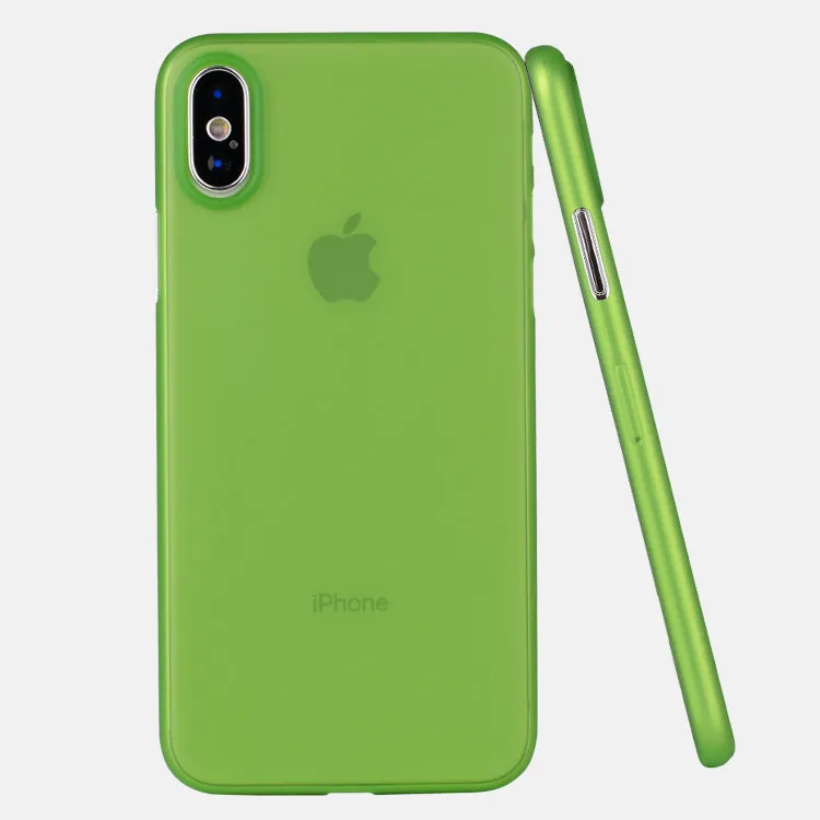 0.35mm Thin Matte PP Case For iPhone X