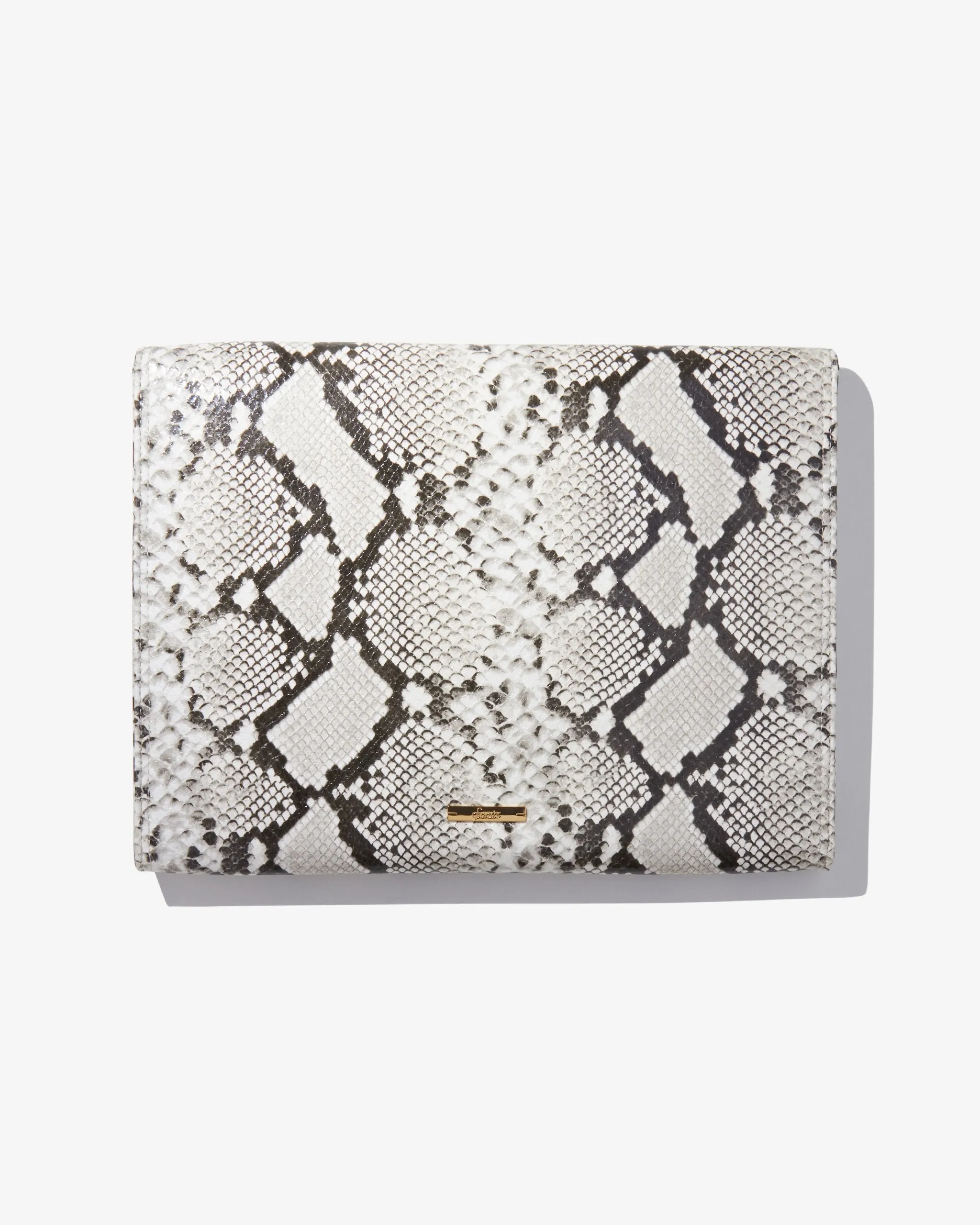 13" Laptop Clutch - Gray Python