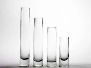 14"x4" simple centrepieces Cylinder Glass Vase