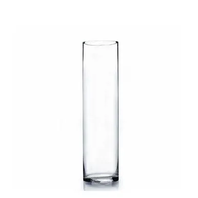 14"x4" simple centrepieces Cylinder Glass Vase