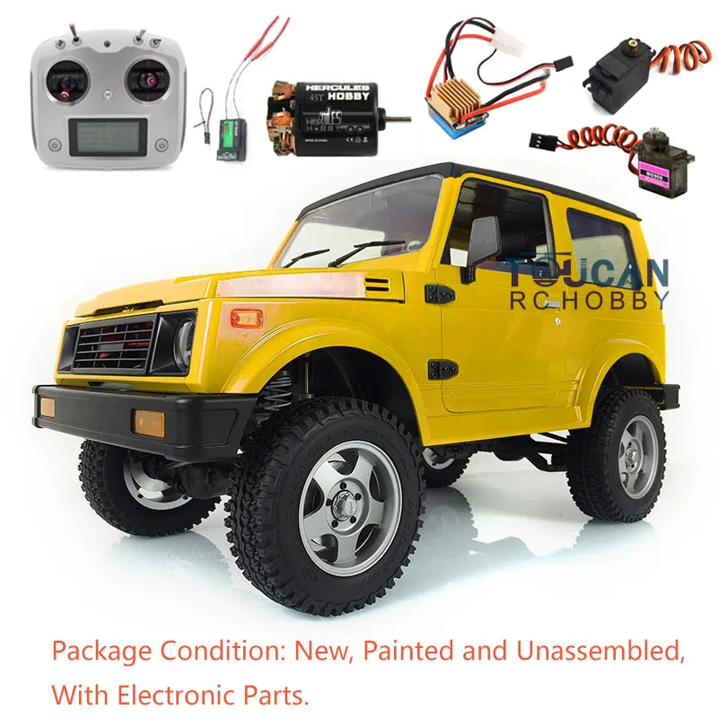 1/6 RC Capo Racing Crawler SIXER1 Car Metal Chassis Plastic Unassembled Cabin Car Shell Motor Servo ESC Radio System