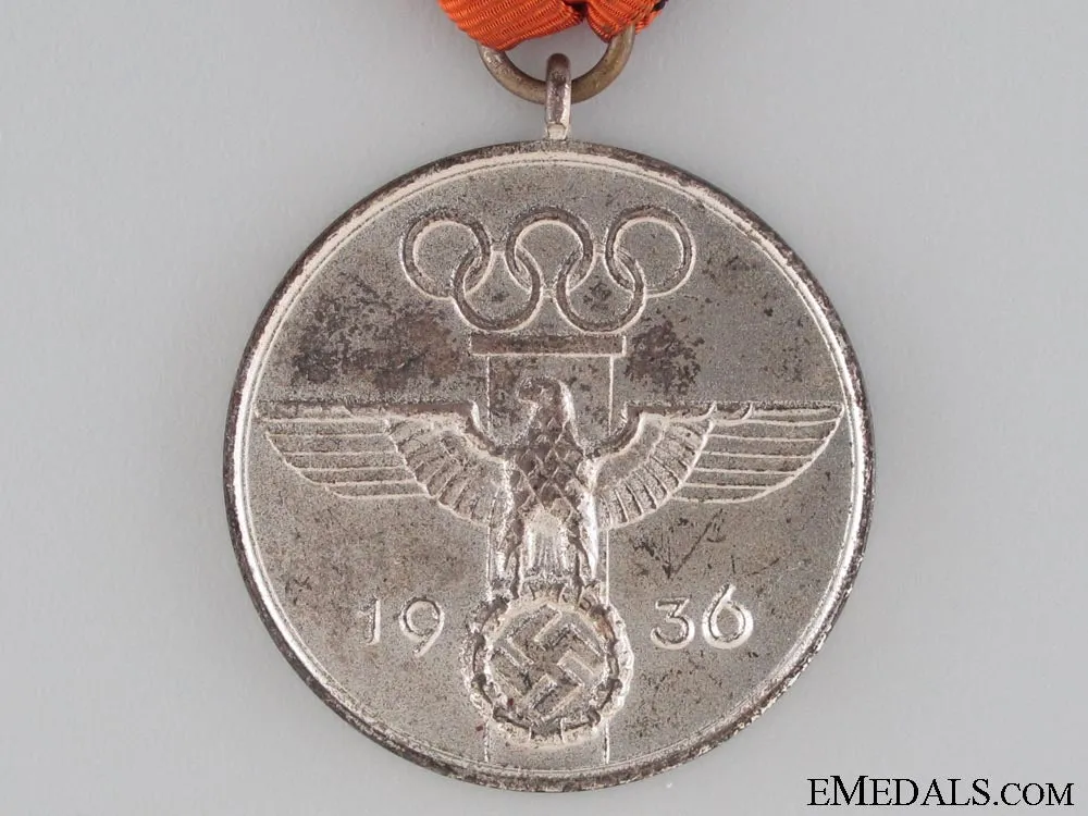 1936 Berlin Summer Olympic Games Medal Cased