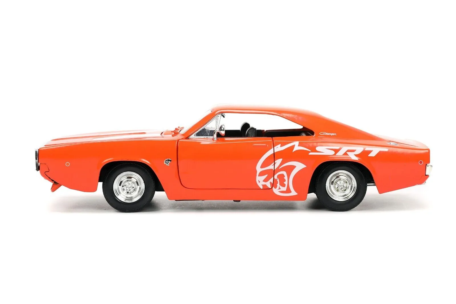 1968 DODGE CHARGER R/T SRT ORANGE "BIGTIME MUSCLE" 1/24 DIECAST MODEL JADA 34197