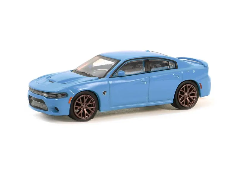 2016 Dodge Charger SRT Hellcat – B5 Blue (GreenLight Muscle Series 28) Diecast 1:64 Scale Model - Greenlight 13350D