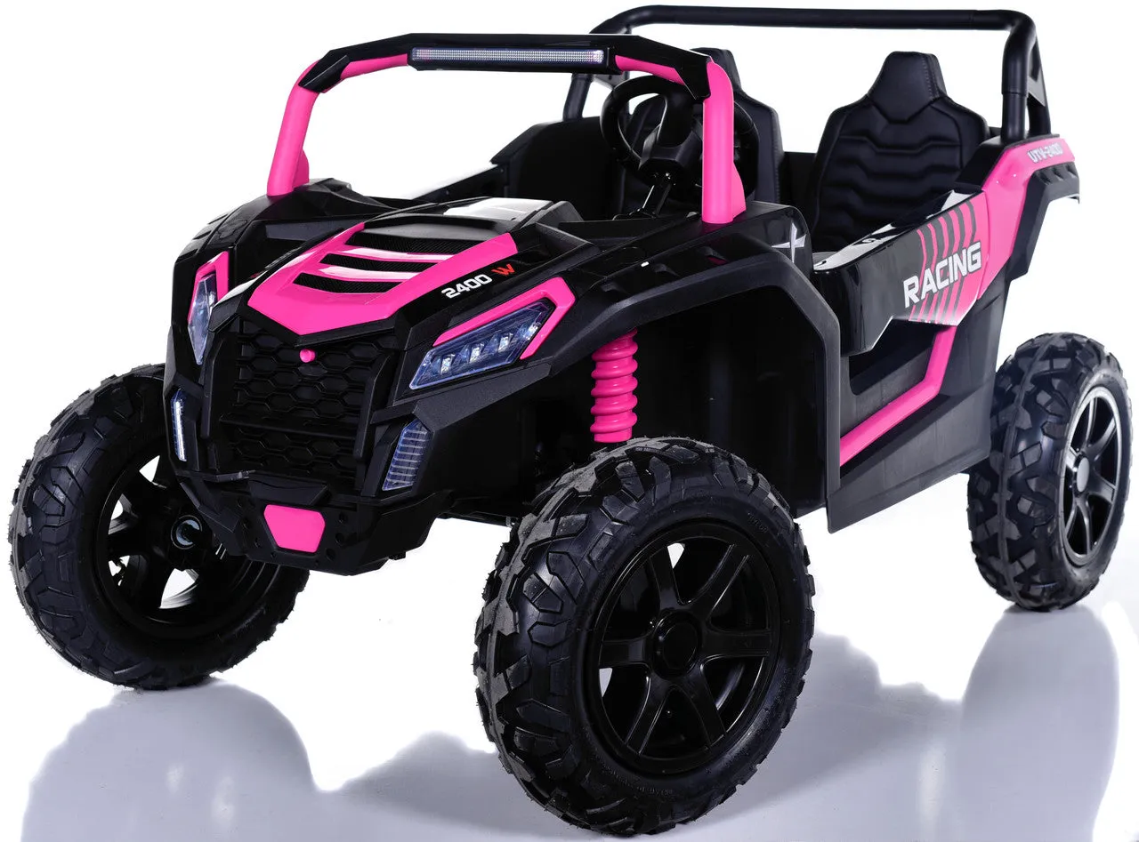 2025 Upgraded 180 Watts BrushLess Motor Xxl UTV 2 Seater Dune Buggy Rubber Tires | Leather Seats | Up To 16KPH