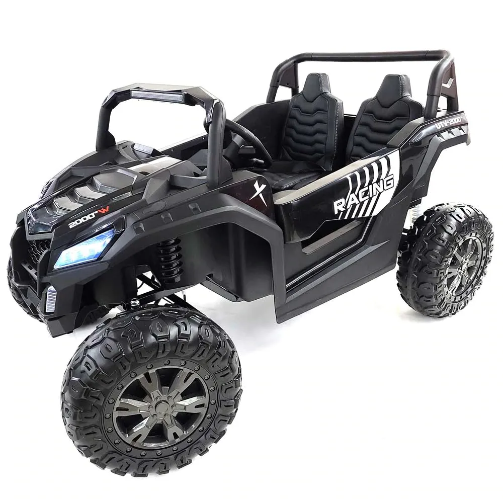 2025 Upgraded 180 Watts BrushLess Motor Xxl UTV 2 Seater Dune Buggy Rubber Tires | Leather Seats | Up To 16KPH