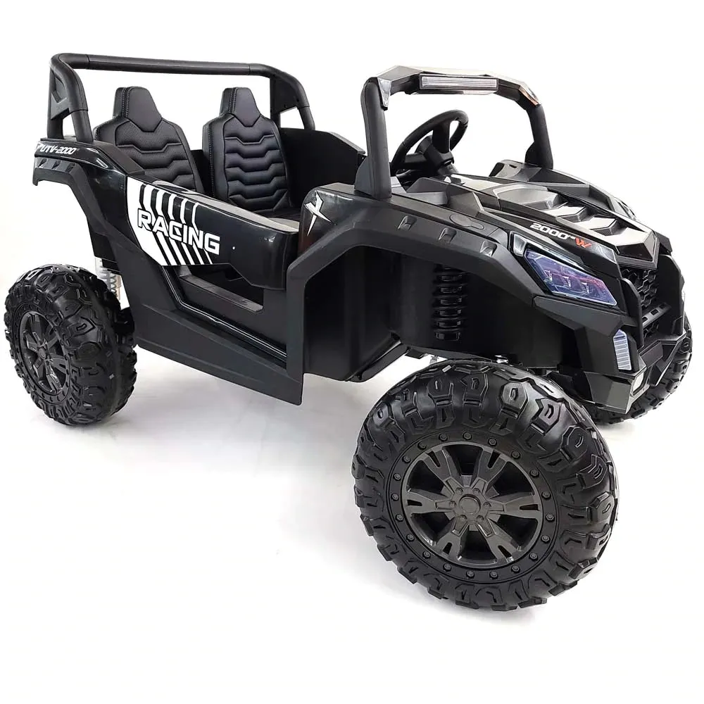 2025 Upgraded 180 Watts BrushLess Motor Xxl UTV 2 Seater Dune Buggy Rubber Tires | Leather Seats | Up To 16KPH