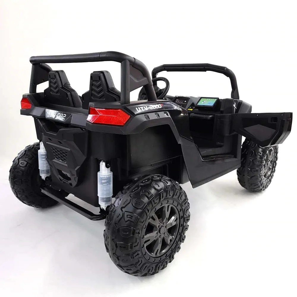 2025 Upgraded 180 Watts BrushLess Motor Xxl UTV 2 Seater Dune Buggy Rubber Tires | Leather Seats | Up To 16KPH