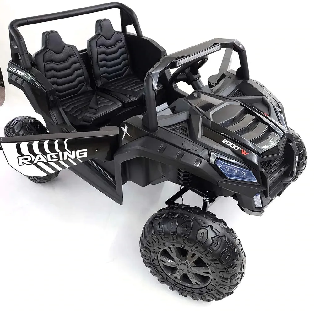 2025 Upgraded 180 Watts BrushLess Motor Xxl UTV 2 Seater Dune Buggy Rubber Tires | Leather Seats | Up To 16KPH