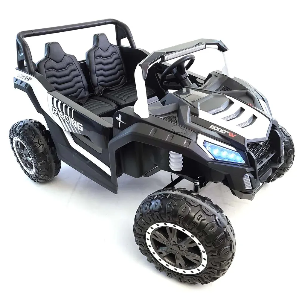 2025 Upgraded 180 Watts BrushLess Motor Xxl UTV 2 Seater Dune Buggy Rubber Tires | Leather Seats | Up To 16KPH