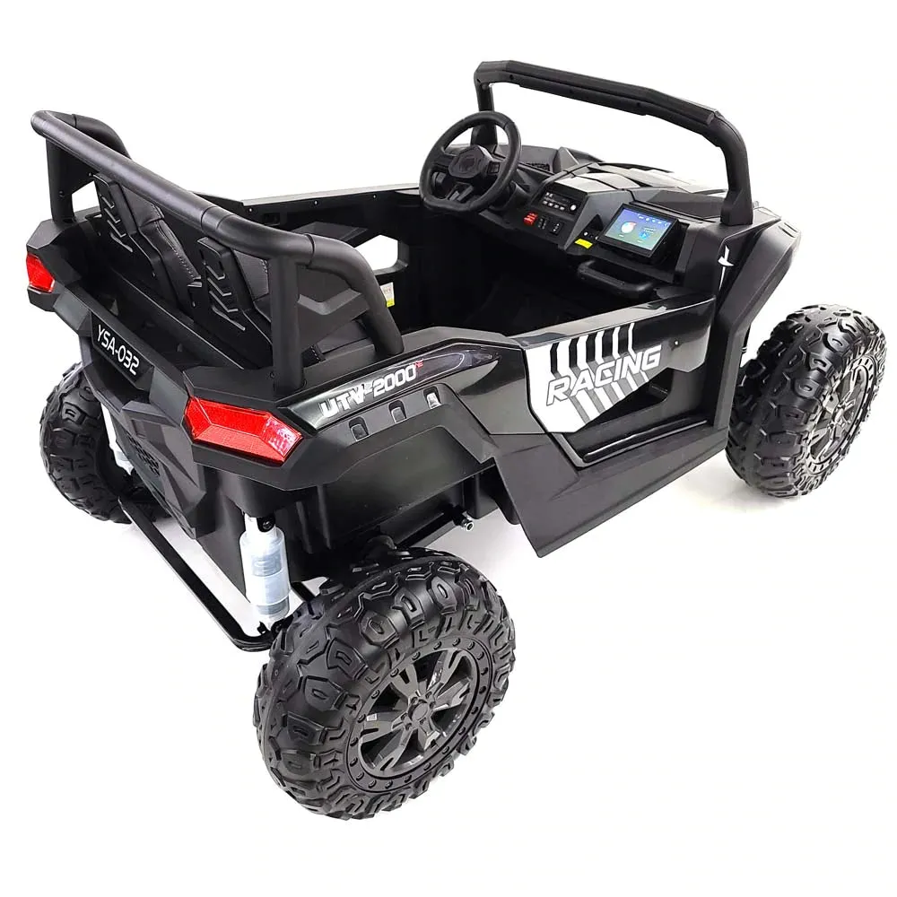 2025 Upgraded 180 Watts BrushLess Motor Xxl UTV 2 Seater Dune Buggy Rubber Tires | Leather Seats | Up To 16KPH