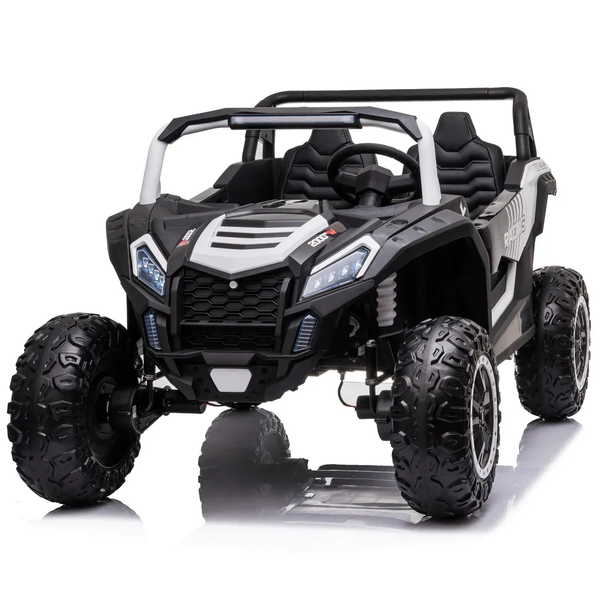 2025 Upgraded 180 Watts BrushLess Motor Xxl UTV 2 Seater Dune Buggy Rubber Tires | Leather Seats | Up To 16KPH