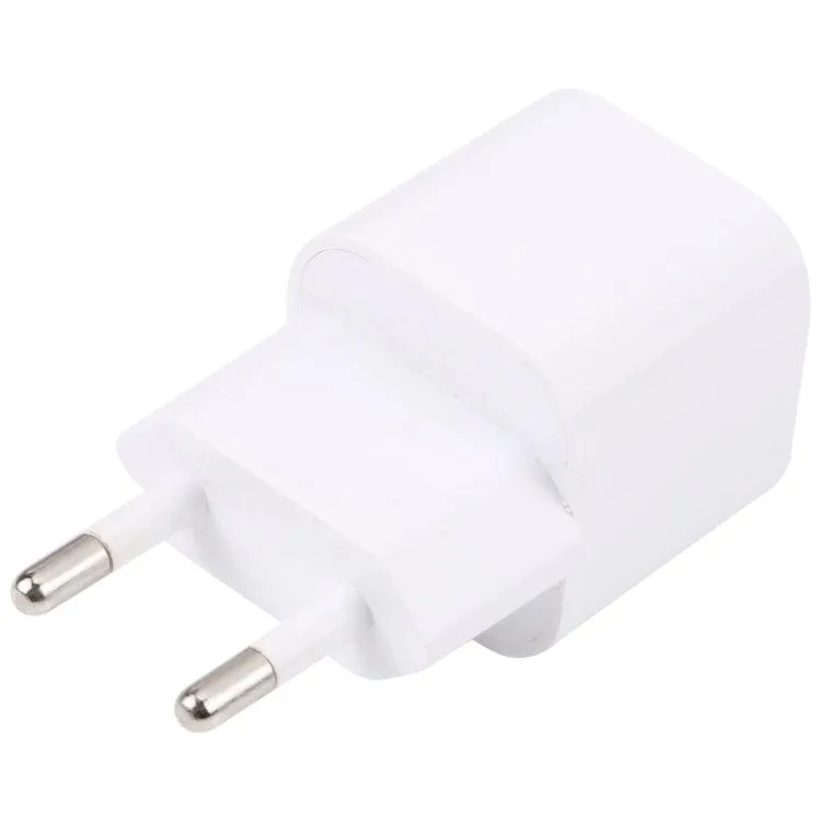 20W Fast Charging USB-C Charger with EU Plug - Compact and Portable Design