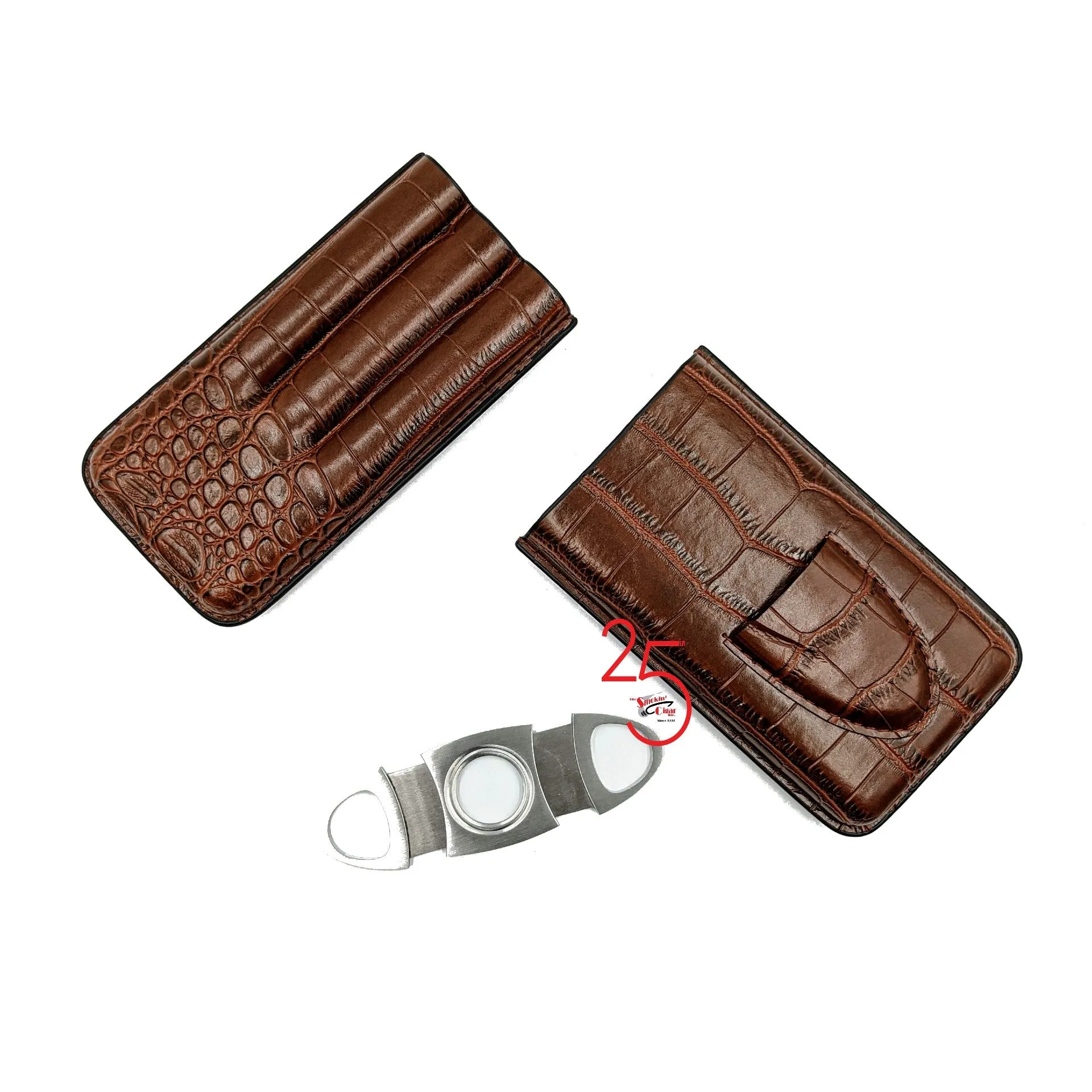 3 Finger Cigar Case with Cutter REGULAR $49.99 ON SALE $39.99...Click here to see Collection!