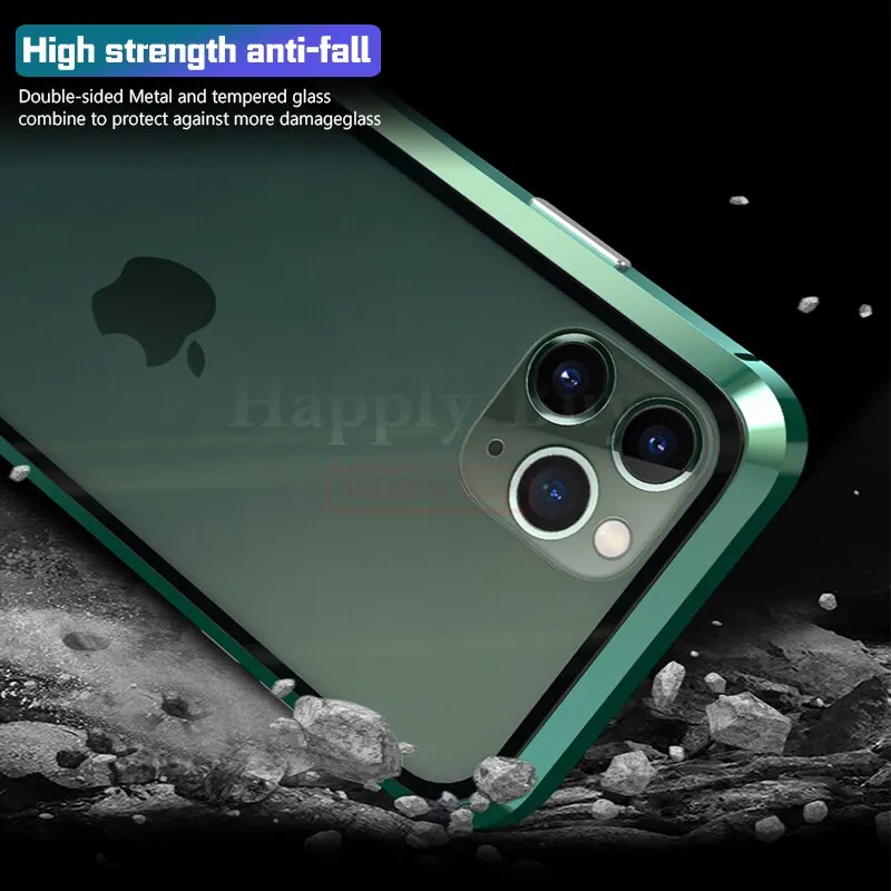 360 Full Body Phone Case For iPhone 11 Pro Max Case Covers 360 Magnet cases For iPhone 11 Pro Max Cases Cover Metal Bumber