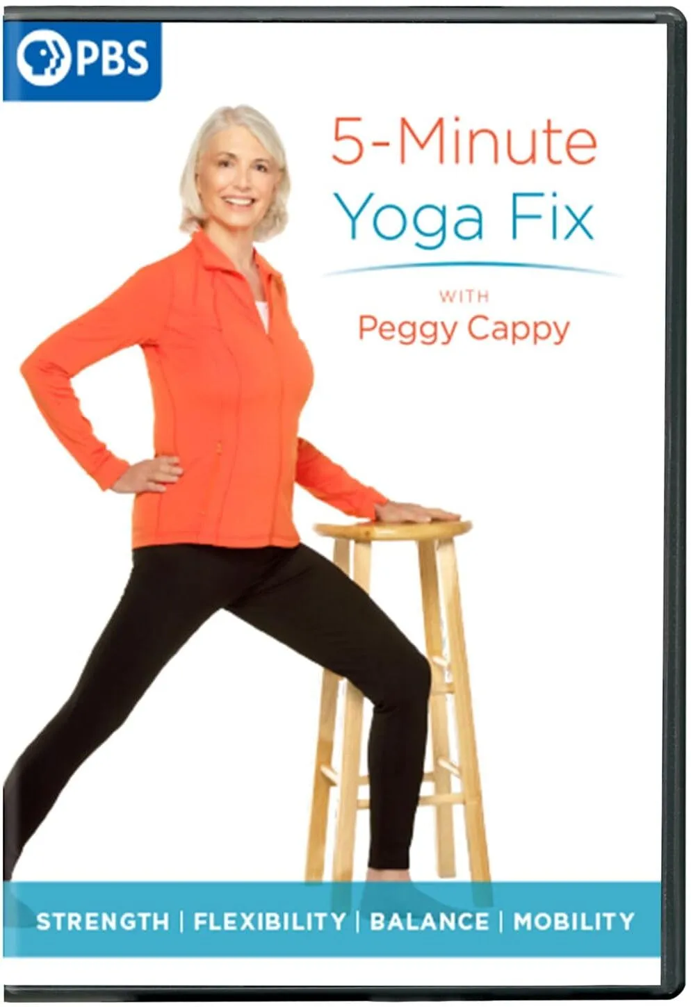 5-Minute Yoga Fix with Peggy Cappy Quick Yoga Routine DVD