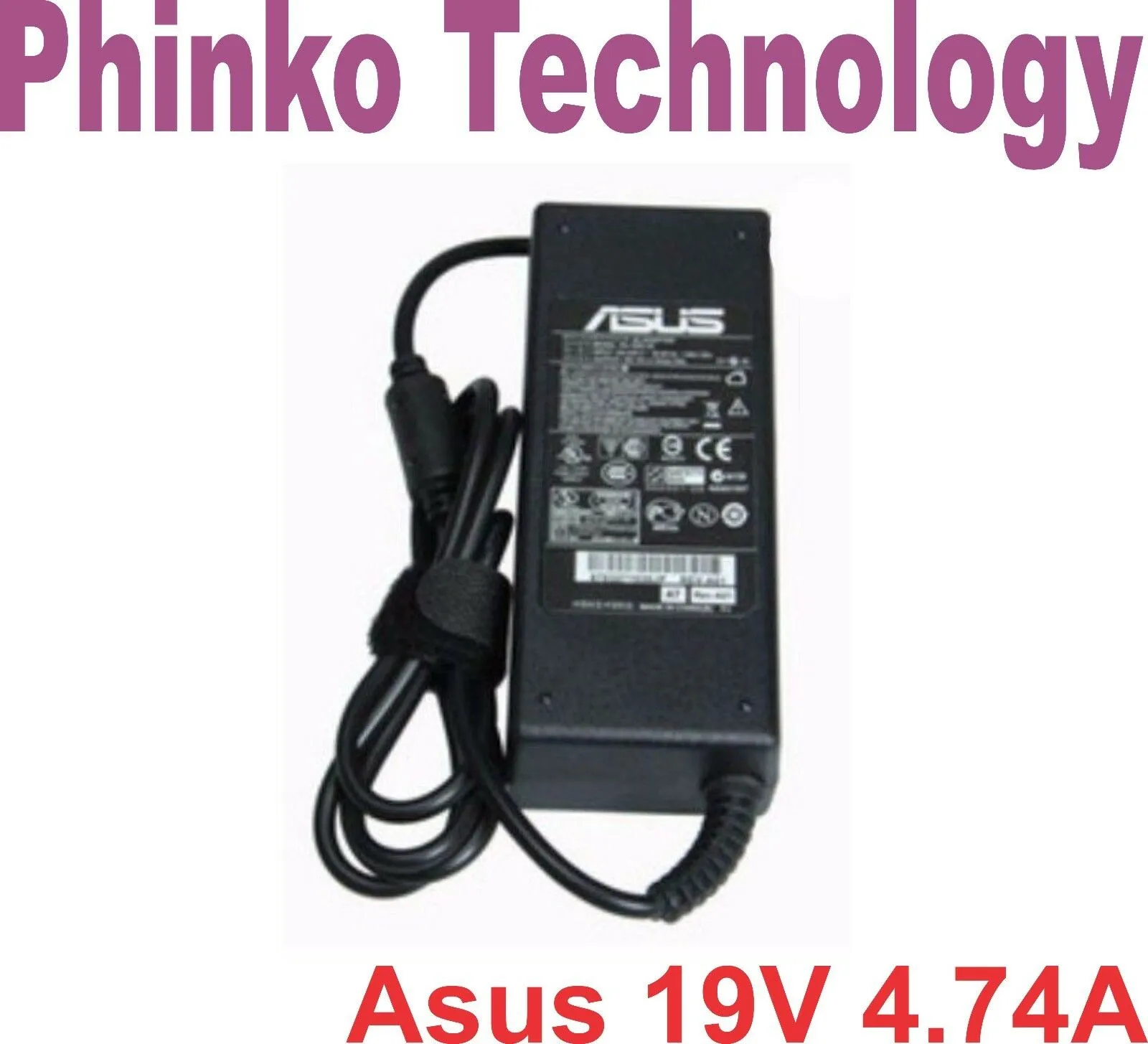 AC Adapter Charger for ASUS Laptop Power supply  cord 19V 4.74A 90W ADP-90SB BB