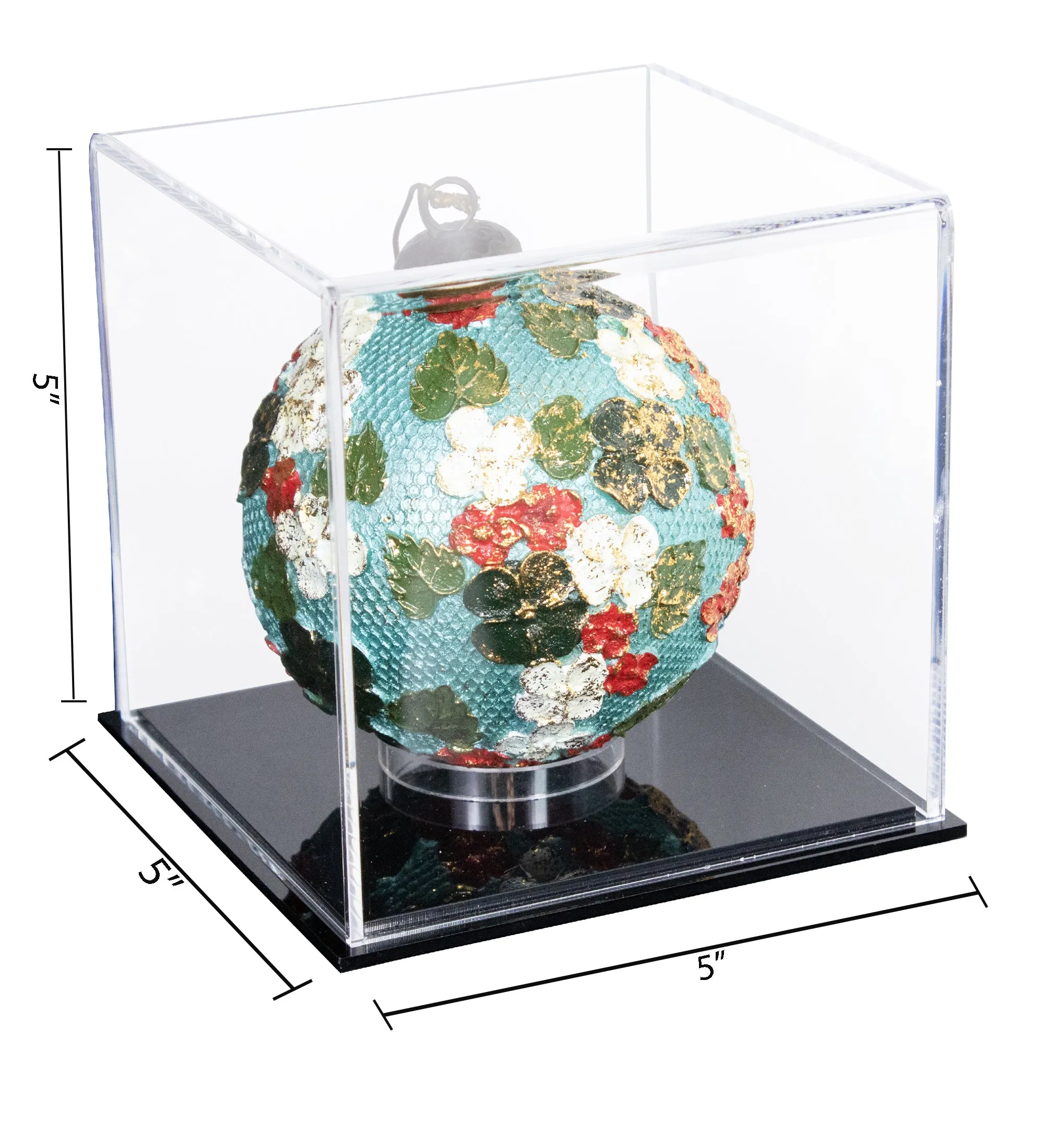 Acrylic Christmas or Holiday Ornament Display Case