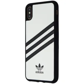 Adidas 3-Stripes Hard Snap Case for Apple iPhone Xs Max - White/Black Stripes