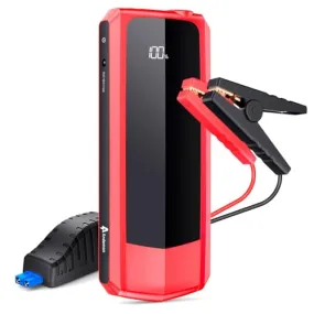 Andeman Car Jump Starter 3000A Peak 20000mAh (Start 9L Gas Engine or up to 7L Diesel Engine) Battery Charger Automotive, 12V Car Jumper, Power Bank Power Pack with Quick Charge Type-C Ports, Red