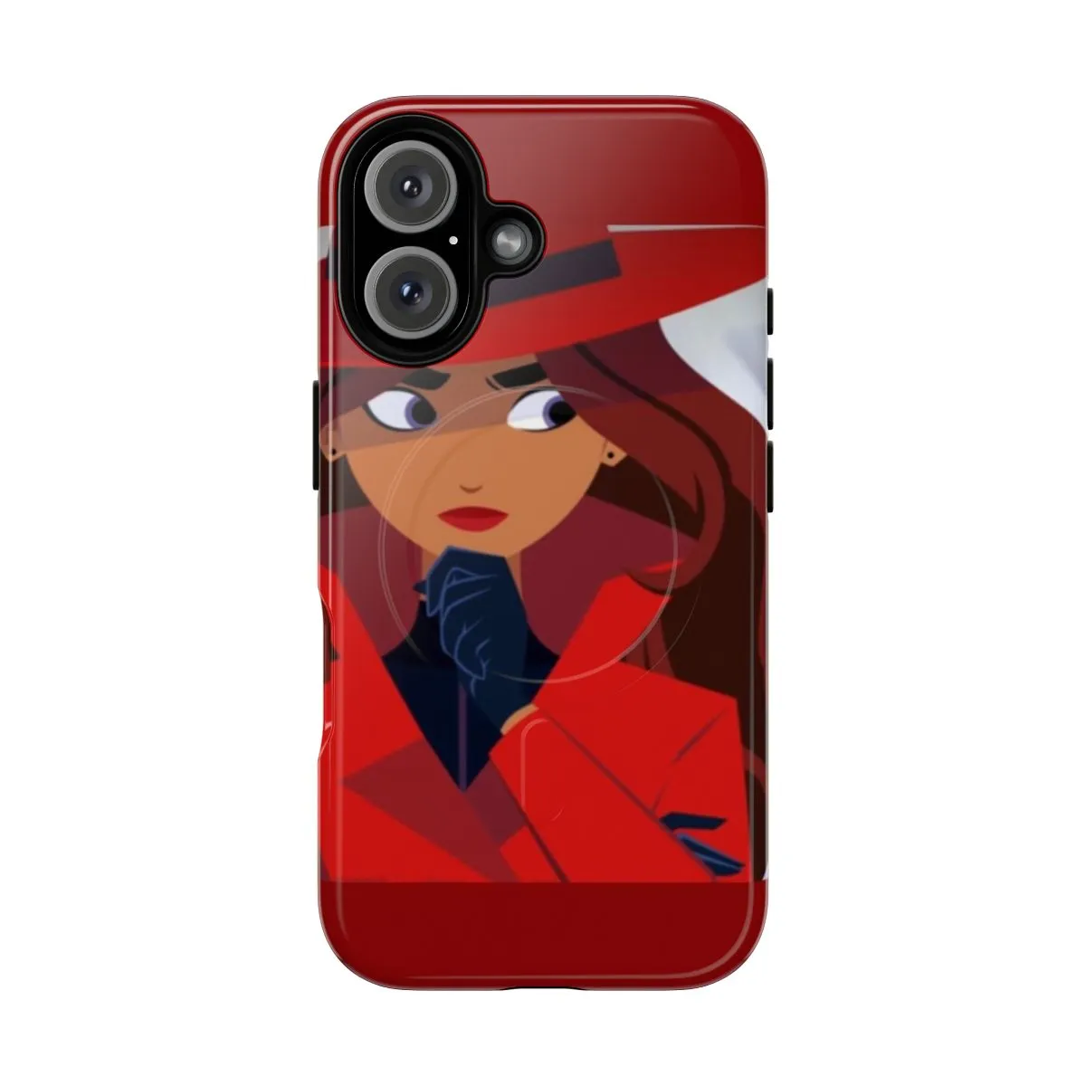 Animated Series Carmen Sandiego Inspired Magnetic Tough Phone Cases