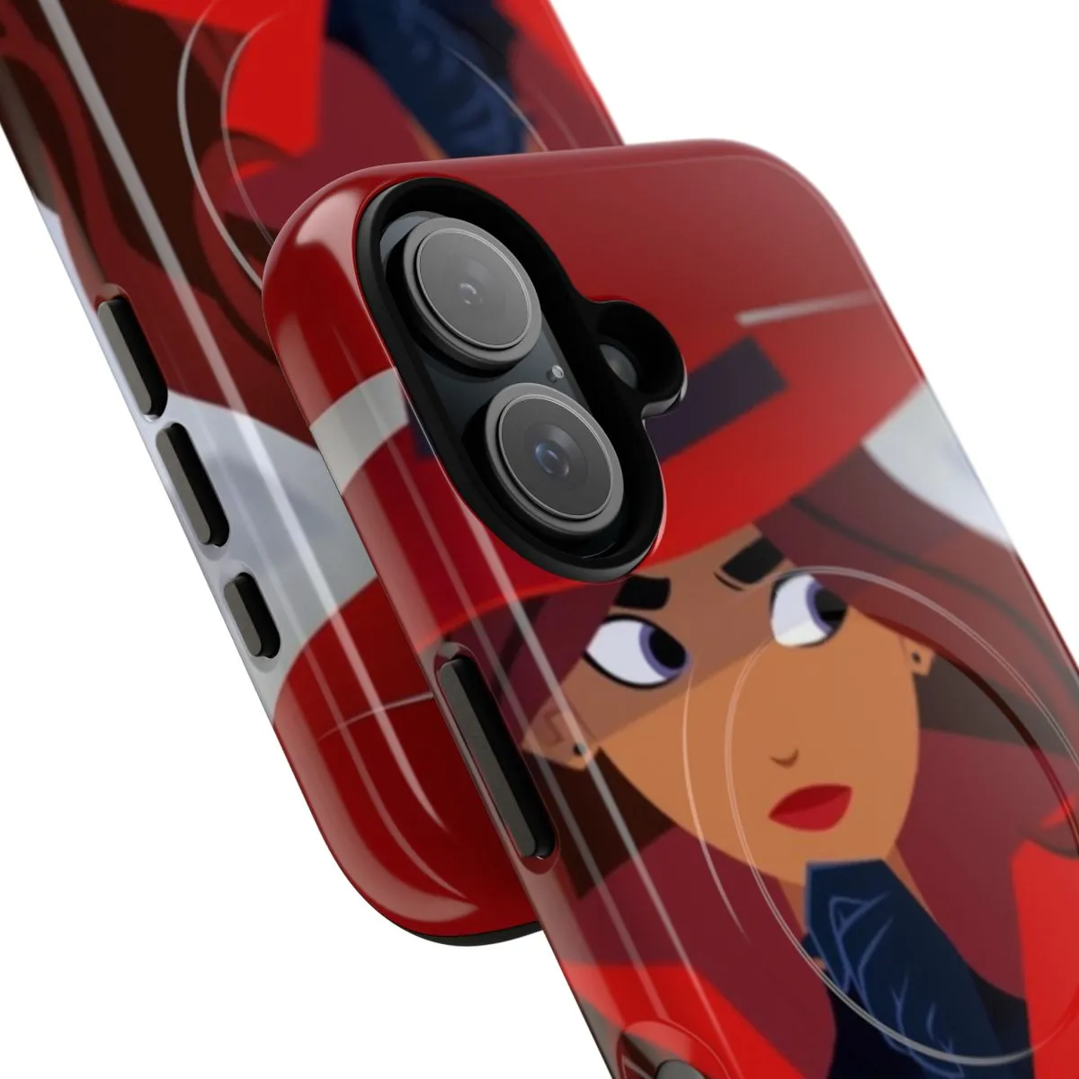 Animated Series Carmen Sandiego Inspired Magnetic Tough Phone Cases