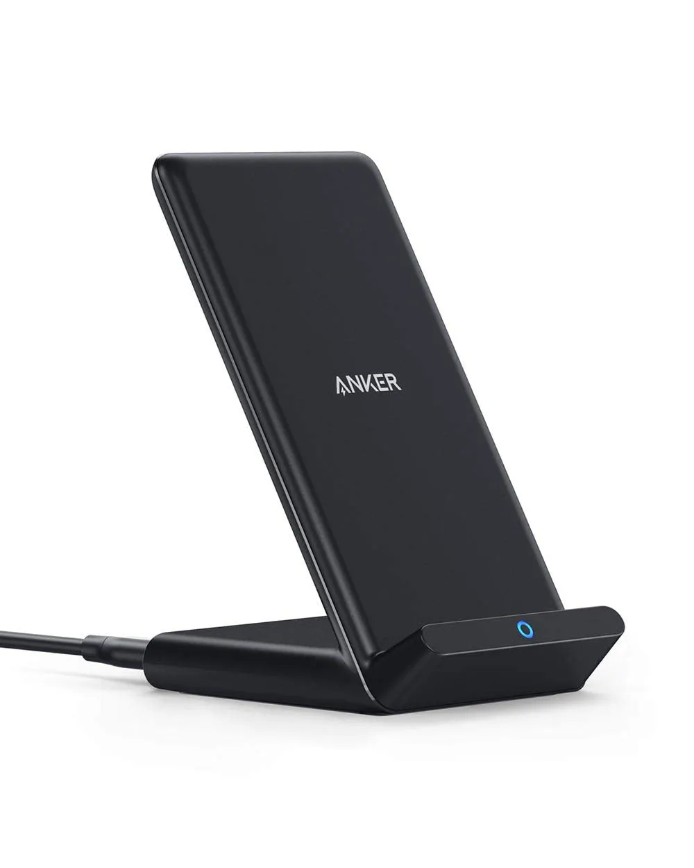 Anker Fast Wireless Charger, 10W Wireless Charging Stand, Qi-Certified, Compatible iPhone XR/Xs Max/XS/X/8/8 Plus, Fast-Charging Galaxy S10/S9/S9 /S8/