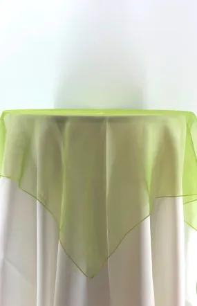 Apple Green Organza Tablecloth