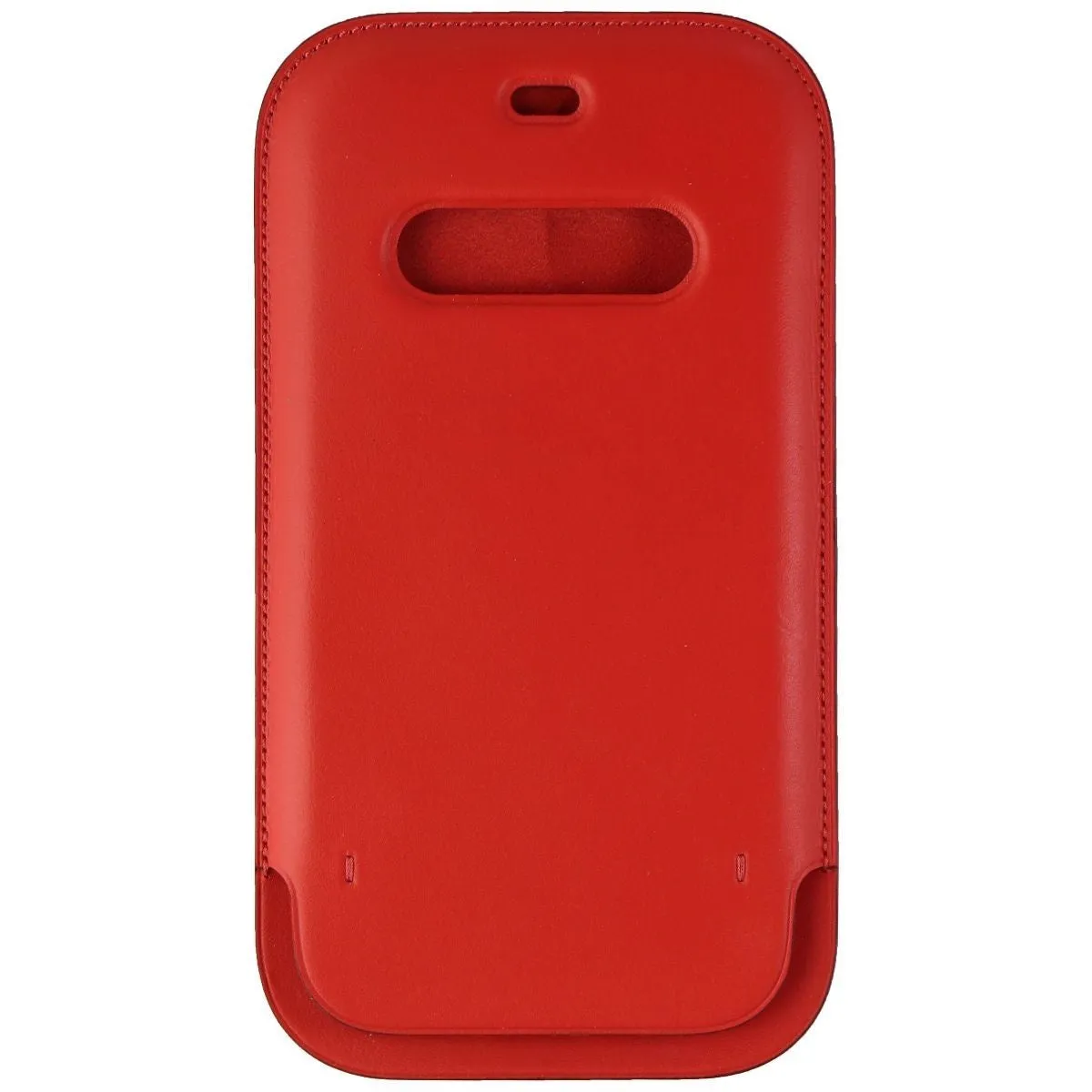 Apple iPhone 12 and 12 Pro Leather Sleeve For Magsafe  - (Product) RED