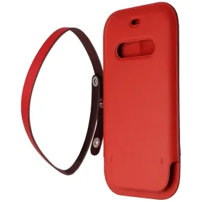 Apple iPhone 12 and 12 Pro Leather Sleeve For Magsafe  - (Product) RED