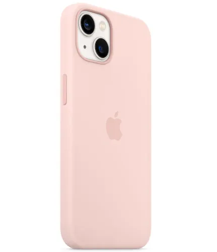 Apple 原廠 iPhone 13 mini MagSafe Silicone Case 矽膠保護殼 灰粉紅色 - Chalk Pink - Brand New