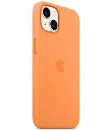 Apple 原廠 iPhone 13 mini MagSafe Silicone Case 矽膠保護殼 金盞黃色 - Marigold - Brand New