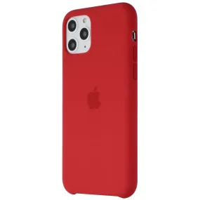 Apple Silicone Case for Apple iPhone 11 Pro Smartphones - Red