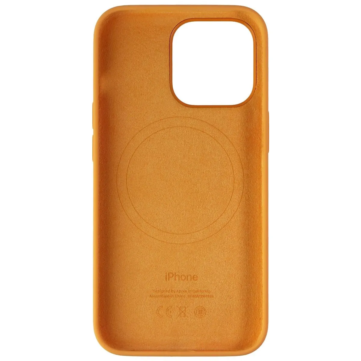 Apple Silicone Case for Apple iPhone 13 Pro Smartphones - Marigold