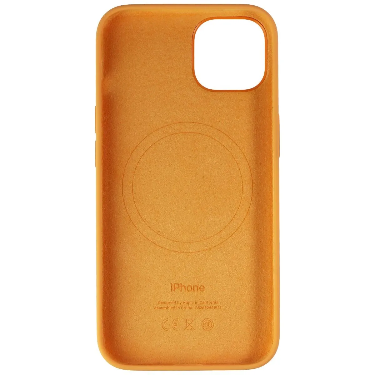 Apple Silicone Case For Magsafe for Apple iPhone 13 - Marigold