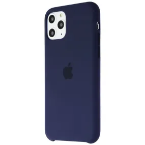 Apple Silicone Case (MWYJ2ZM/A) for iPhone 11 Pro Smartphones - Midnight Blue