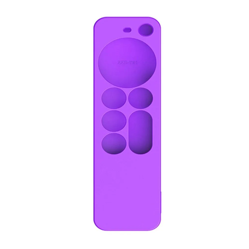 Apple TV 4K (2021) Y31 silicone remote controller cover - Purple