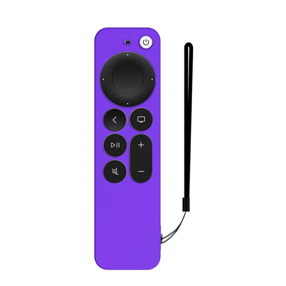 Apple TV 4K (2021) Y31 silicone remote controller cover - Purple