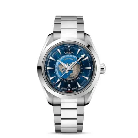 Aqua Terra 150M Co-Axial Master Chronometer GMT Worldtimer 43mm