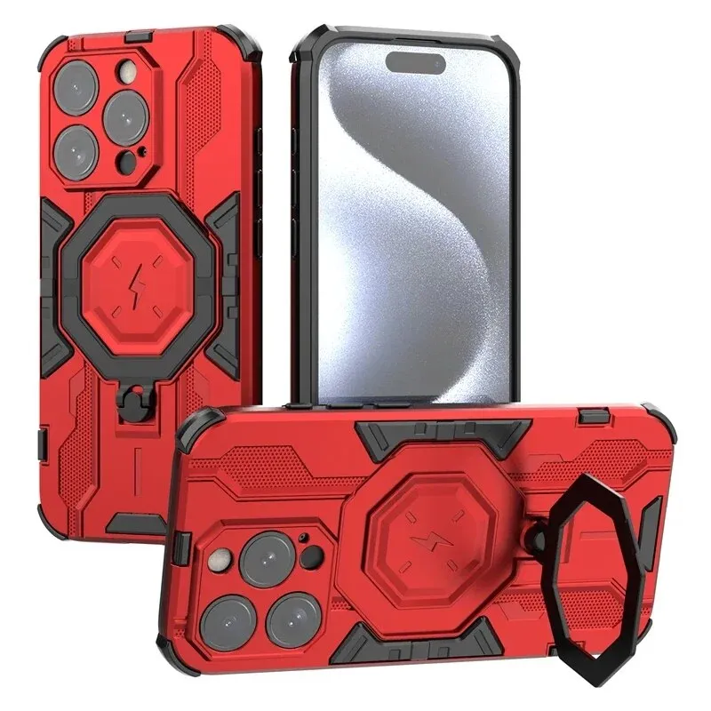 Armor 360 ° Rotating Stand Shockproof Phone Case For iPhone