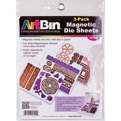 ArtBin Magnetic Die Sheets - 3-Pack