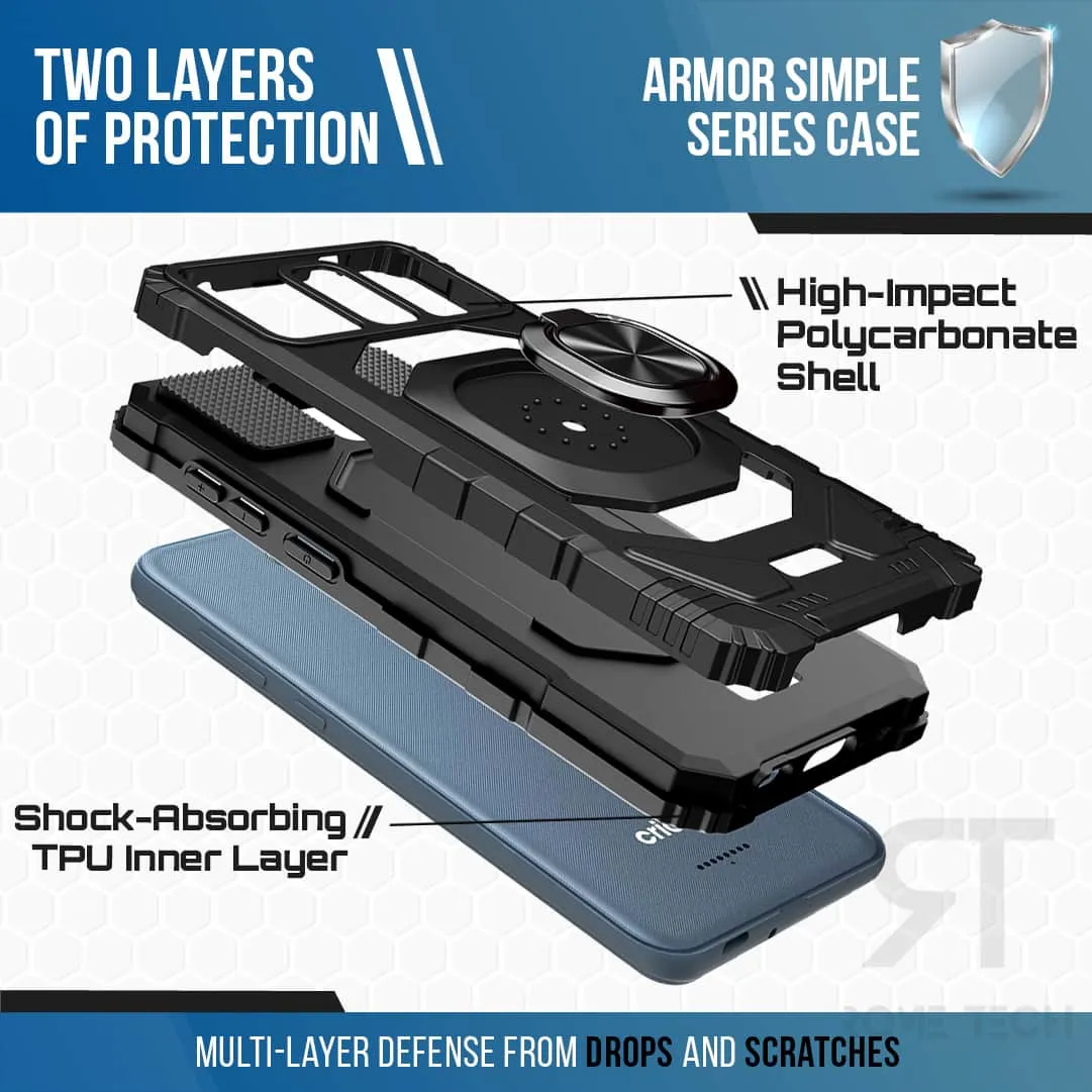 AT&T Radiant Max 5G Armor Magnetic Case with Ring & Magnetic Mount