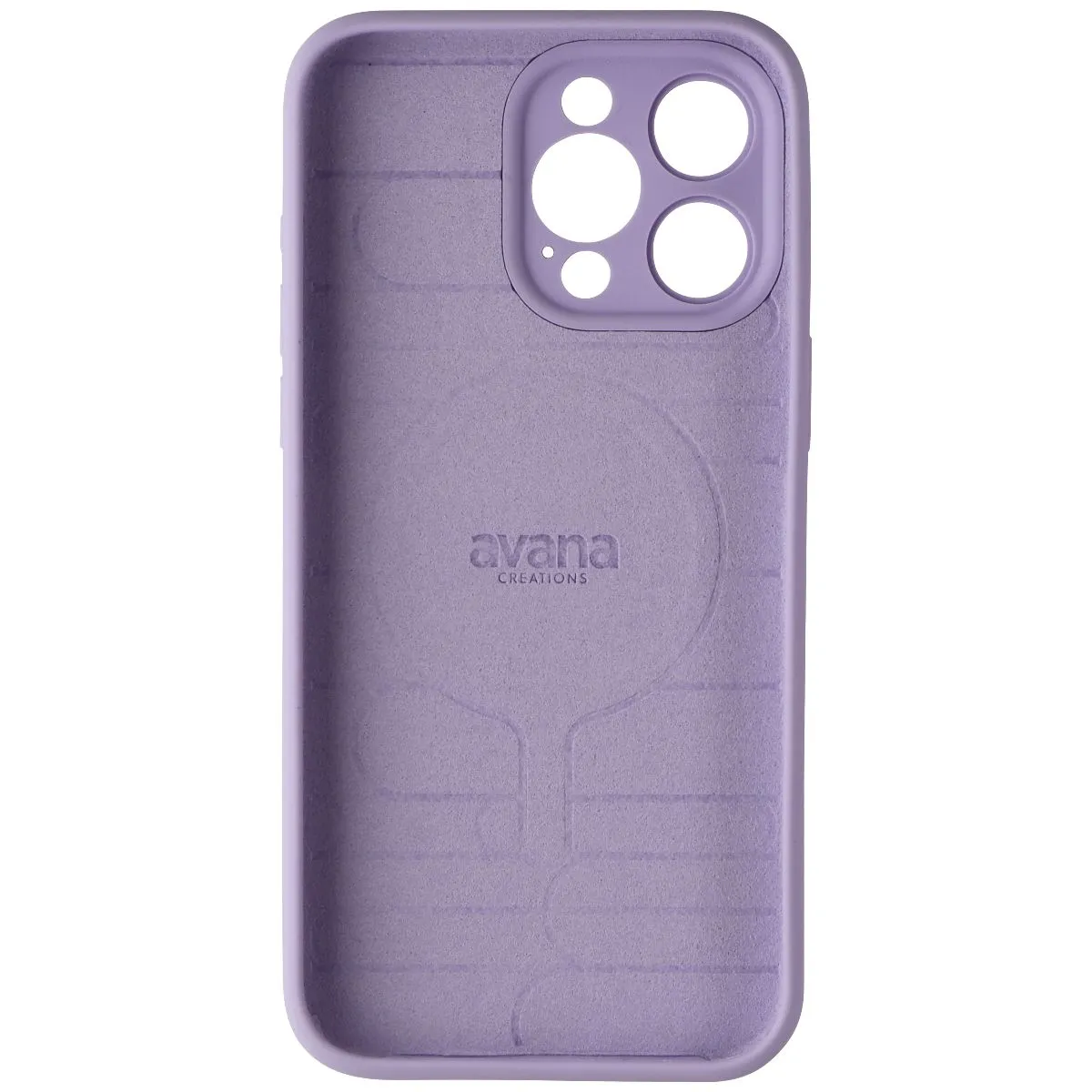 Avana Velvet Series Silicone Case for MagSafe for iPhone 15 Pro Max - Lavender