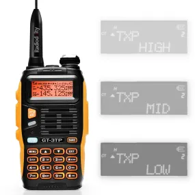 Baofeng GT-3TP Mark III | Dual Band | 8W/4W/1W | Tri-power | High-gain Antenna