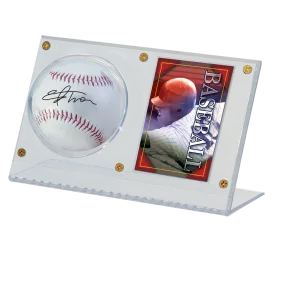 Baseball & Card Clear Display Holder