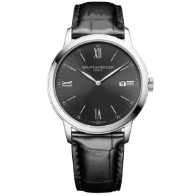 Baume & Mercier Men's Black Classima Watch 10416