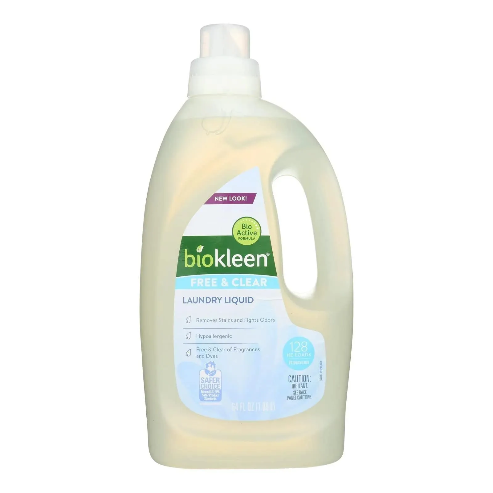 Biokleen Free & Clear Laundry Liquid 64 Oz