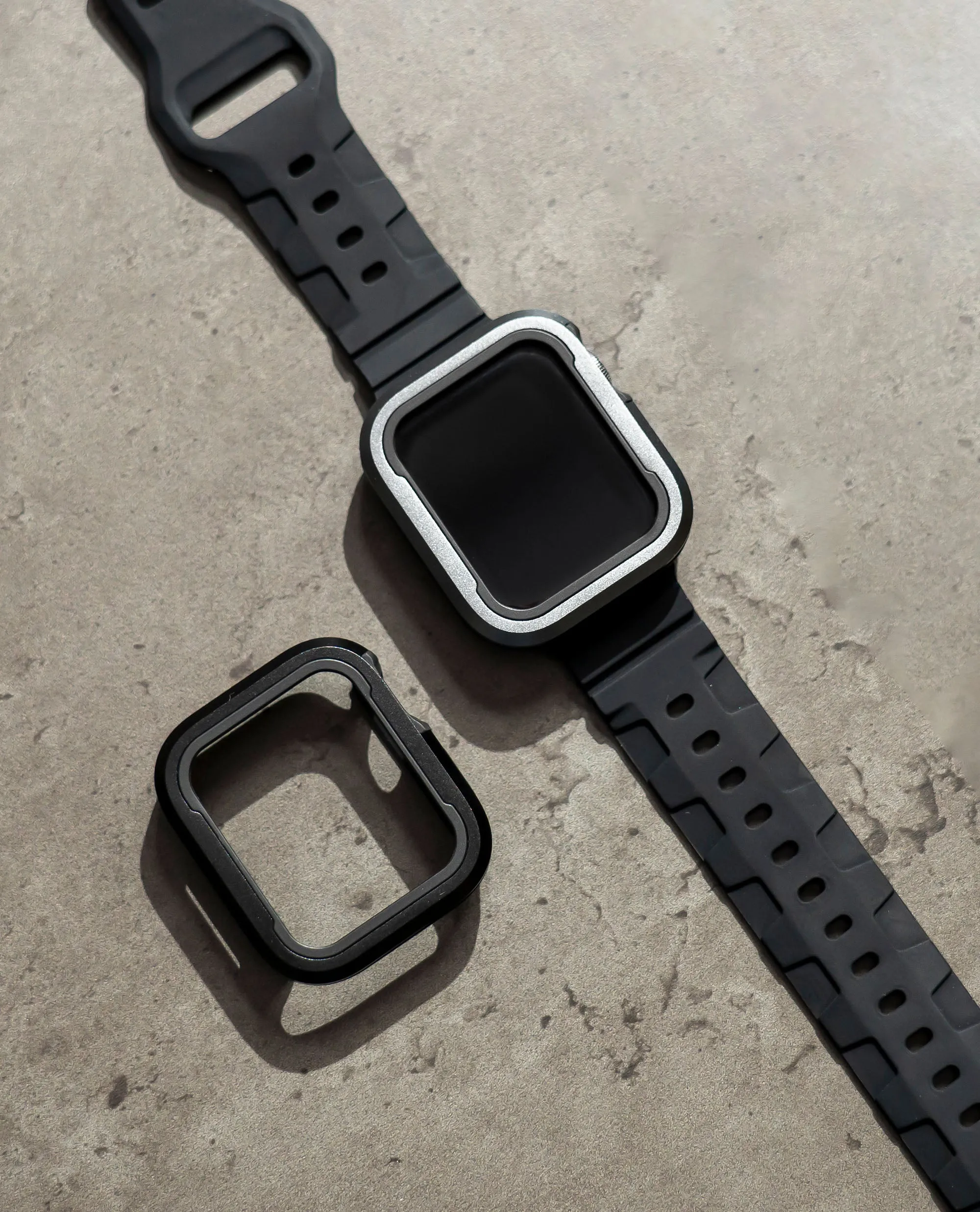 Black Tough Fit Apple Watch Series Case (44mm)