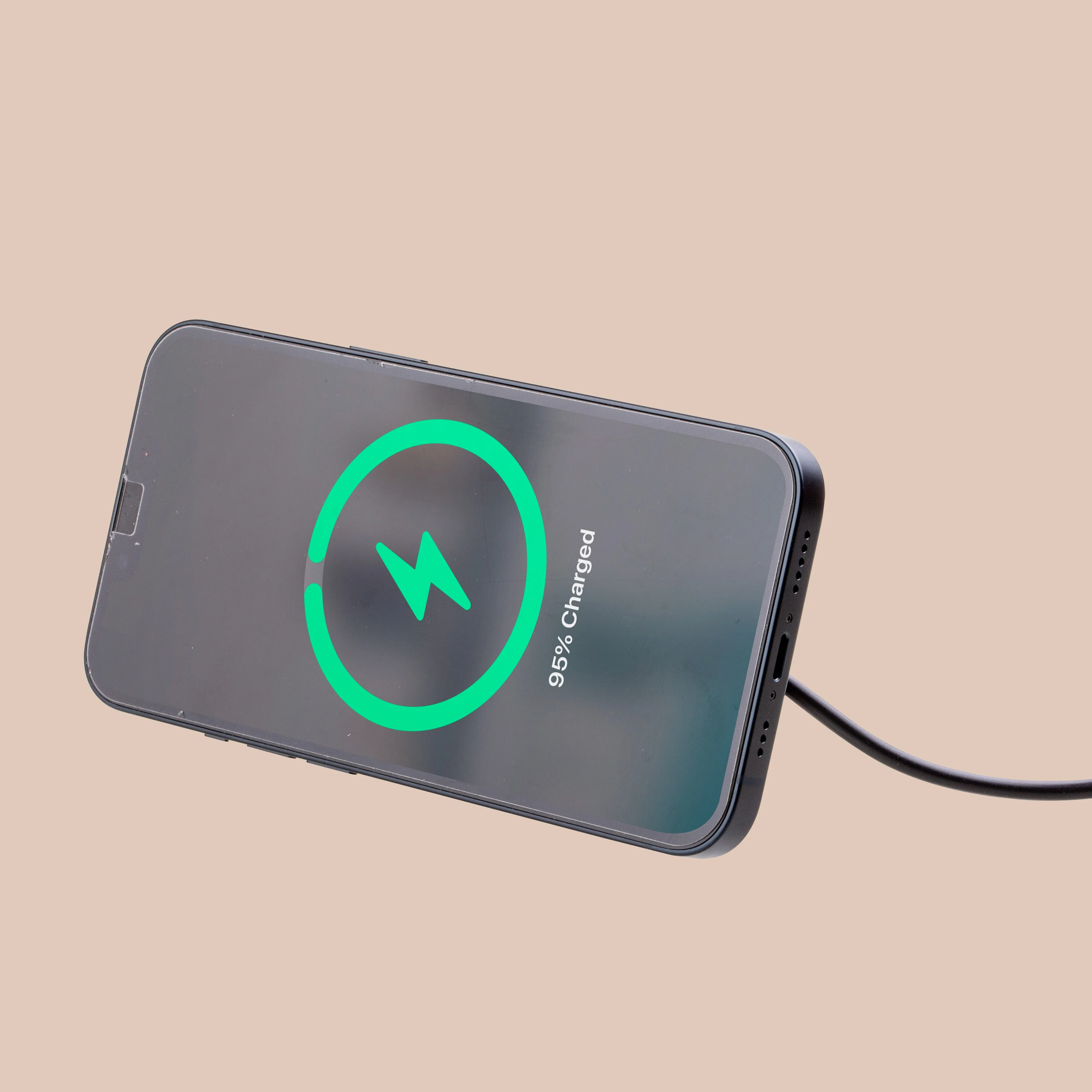 Blue Copper Zebra Wireless Charger